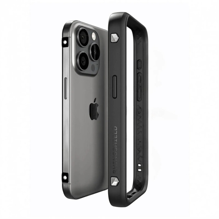 Rhinoshield Pack Gamer pour iPhone 16 Pro Max Protection Écran / Coque Bumper Rhinobuff Noir pas cher