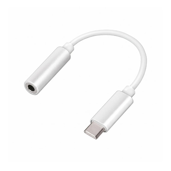 Acheter Partel Adaptateur Audio USB-C vers Jack 3.5mm Femelle Compact / BULK Blanc / Argent
