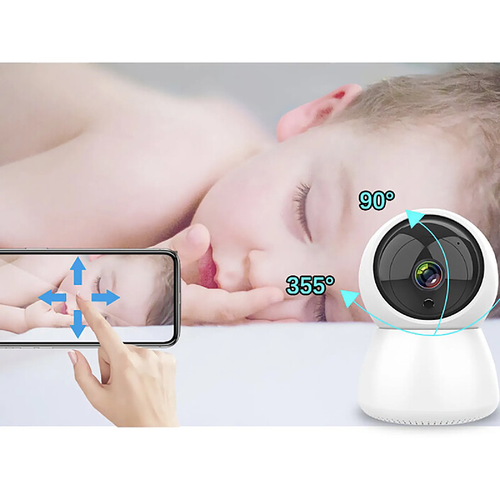 Avis Avizar Caméra Intérieure 360° Wifi 2,4 GHz HD 1080p XBot Audio Détection