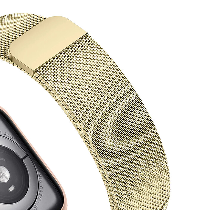 Acheter Avizar Montre Connectée Balnéo Écran 1,69" Bluetooth 5.1 IP67 Bracelet Acier Dorée