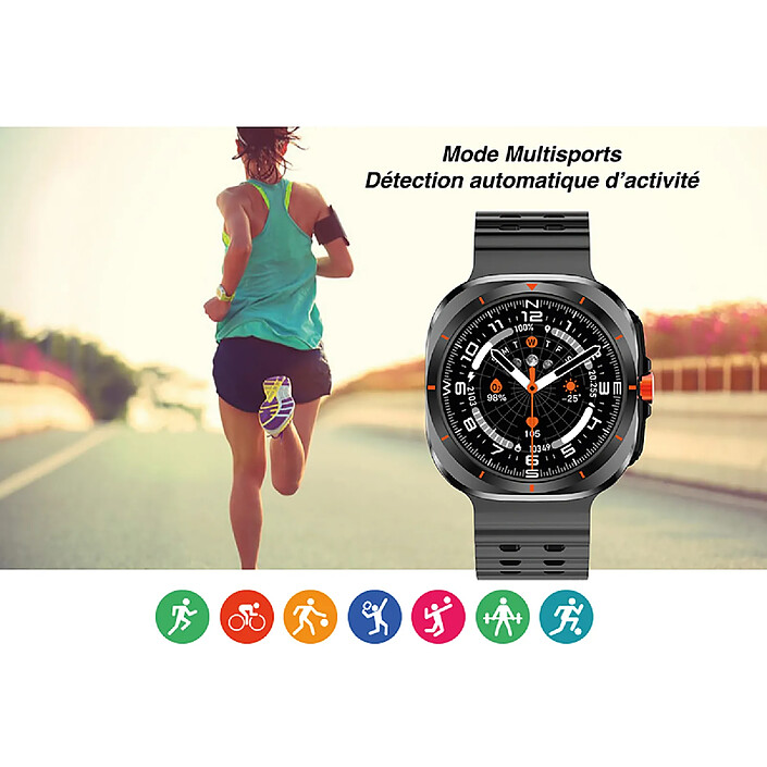 Avis Avizar Montre Connectée Multisports Copernic IP67 Suivi Sport Santé Noir