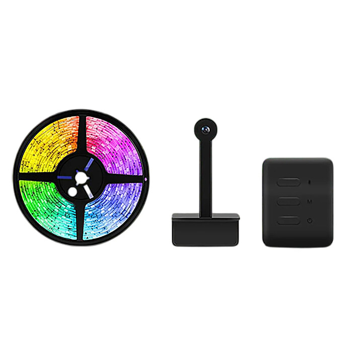 Avizar Kit LED TV Ambilight avec Caméra et Contrôle Vocal pour Écran 55"-65"