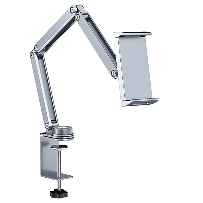 wiwu Support de Bureau Magnétique Réglable pour Smartphone et Tablette Gris