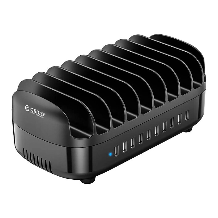 Avizar Station de Charge Smartphone et Tablette 10 Ports USB 120W avec Ventilation