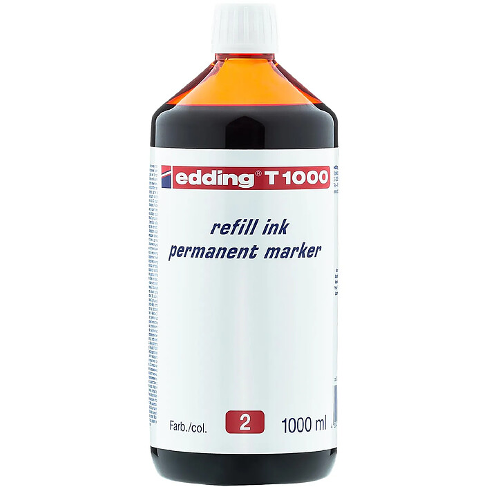 EDDING Recharge d'encre t 1000 rouge