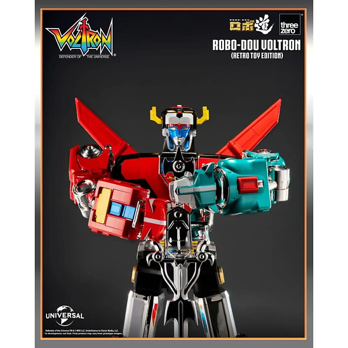 Voltron : Defender of the Universe - Figurine Robo-Dou  Retro Toy Edition 27 cm pas cher