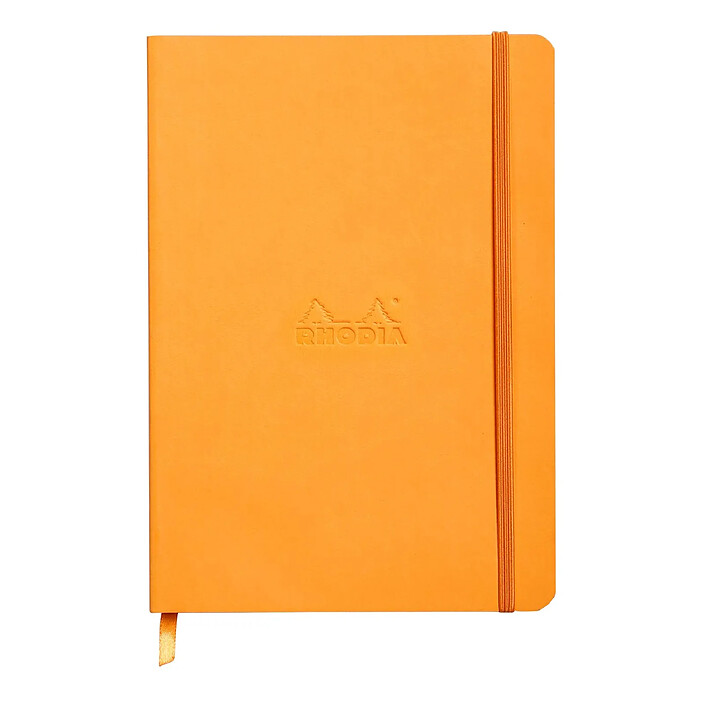 RHODIA Carnet souple RHODIARAMA, A5, quadrillé, orange