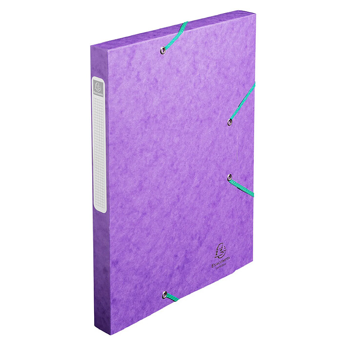 EXACOMPTA Boite de classement Cartobox Dos 25mm Carte lustrée Nature Future® Violet