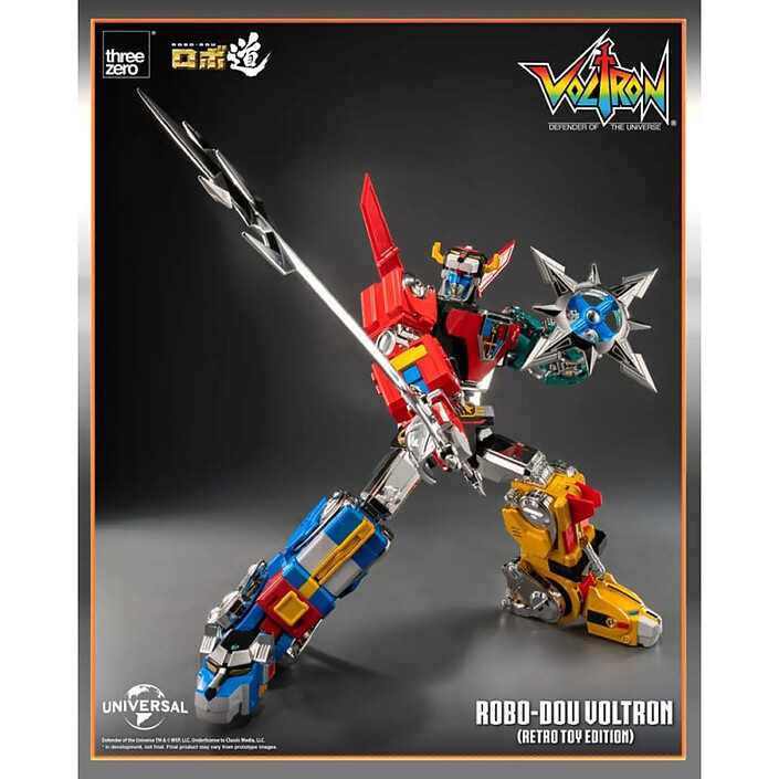 Acheter Voltron : Defender of the Universe - Figurine Robo-Dou  Retro Toy Edition 27 cm