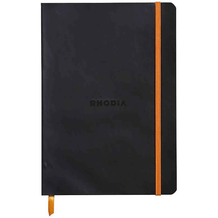 RHODIA Carnet souple RHODIARAMA, A5, quadrillé, noir