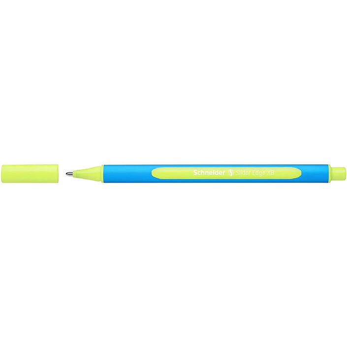 SCHNEIDER Stylo à bille Slider Edge Pointe Extra Large jaune x 10