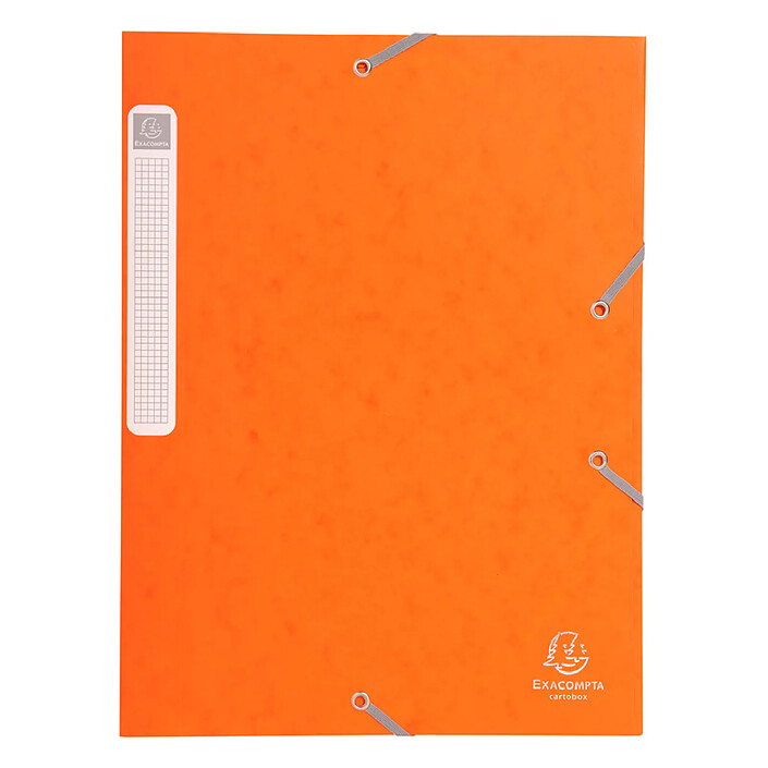 EXACOMPTA Boite de classement Cartobox Dos 25mm Carte lustrée Nature Future® Orange x 25