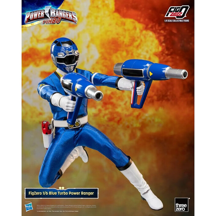 Acheter Power Rangers Turbo - Figurine FigZero 1/6 Blue Turbo Power Ranger 30 cm