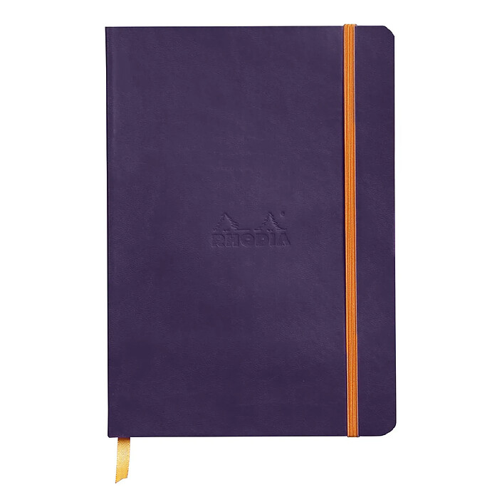 RHODIA Carnet souple RHODIARAMA, A5, quadrillé, aubergine