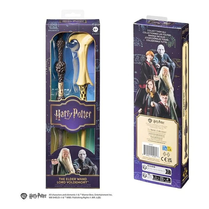 Harry Potter - Pack de deux baguettes The Elder & Lord Voldemort 30 cm