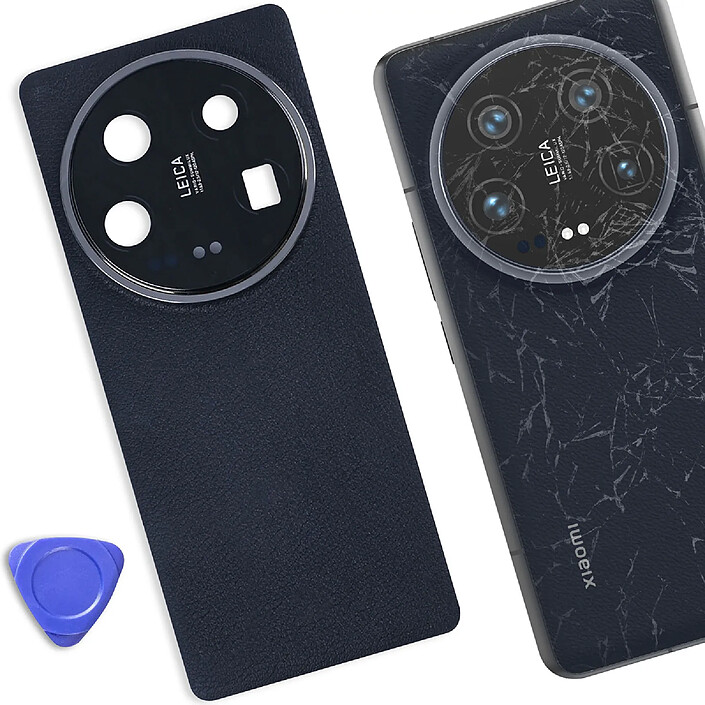 Acheter Clappio Cache Batterie Compatible pour Xiaomi 14 Ultra avec Adhésif Intégré Noir