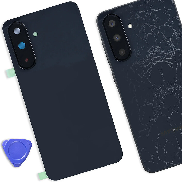 Acheter Clappio Cache Batterie de Rechange pour Samsung Galaxy A36 avec Adhésif Intégré Bleu nuit