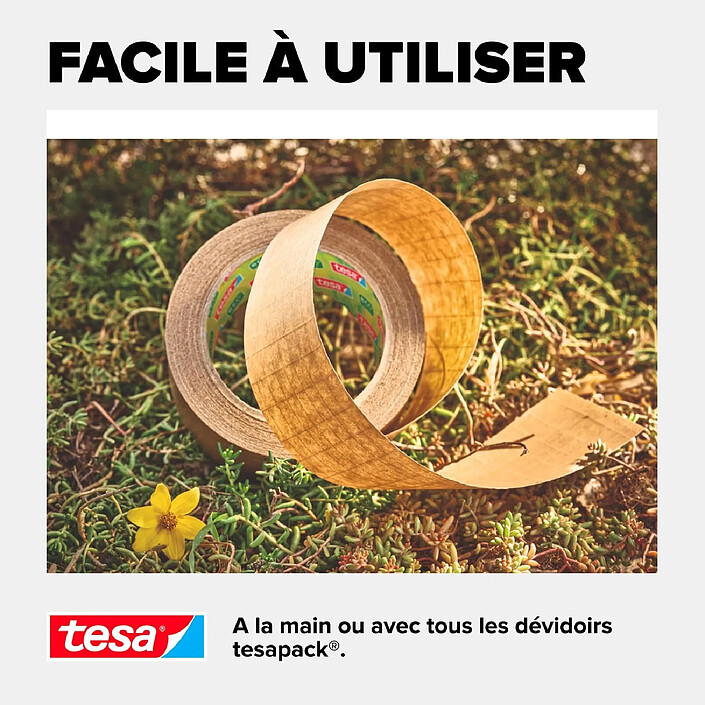 Acheter TESA Ruban adhésif d'emballage PAPER ULTRA STRONG 50mm x 25m x 6