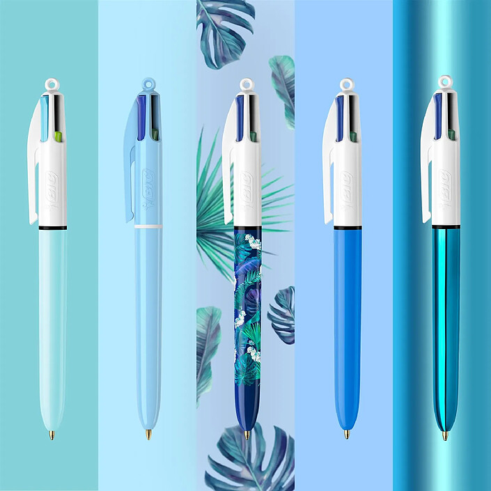 BIC Stylo à bille 4 Colours, Collector Box, set de 15 pas cher