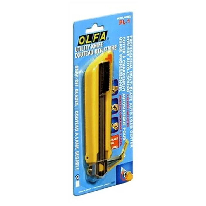OLFA Cutter PL-1 Lames 18 mm - Chargement Automatique pas cher