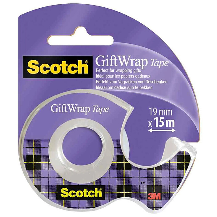 SCOTCH Ruban adhésif pour cadeau 'GiftWrap Tape', dévidoir