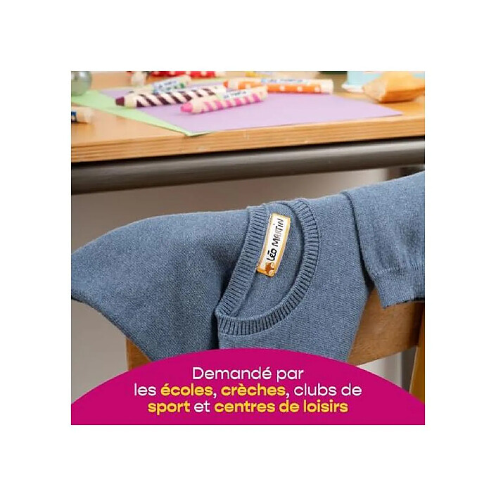 AVERY Sachet de 36 étiquettes vêtements motifs animaux - 45 x 13 mm pas cher
