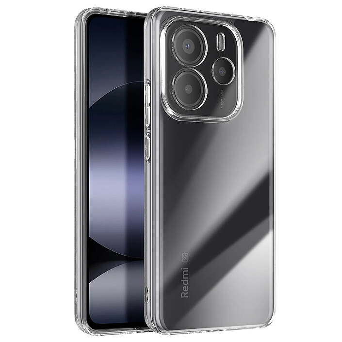 Avizar Coque pour Xiaomi Redmi Note 14 4G en Silicone Souple Antichocs Transparent