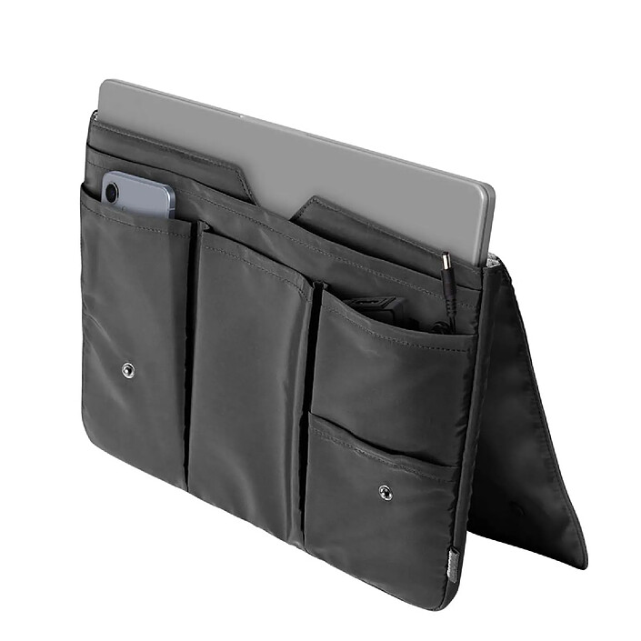 Avizar Sacoche pour Laptop MacBook Pro Étanche à Poches Multiples 16 pouces Noir