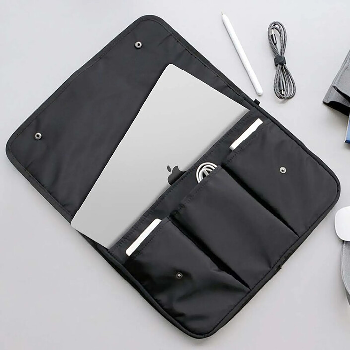 Acheter Avizar Sacoche pour Laptop MacBook Pro Étanche à Poches Multiples 16 pouces Noir