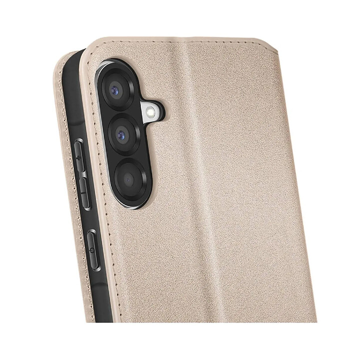 Acheter Avizar Étui Clapet pour Galaxy A56 / A36 Magnétique avec Porte-carte Dorée