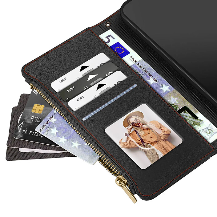 Avis Avizar Étui Folio pour Samsung Galaxy A56 à Zip avec Bandoulière Amovible