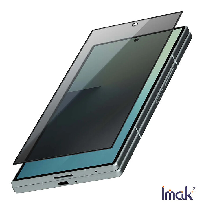 iMak Verre Trempé pour Galaxy Z Fold 7 avec Filtre de Confidentialité Noir transparent