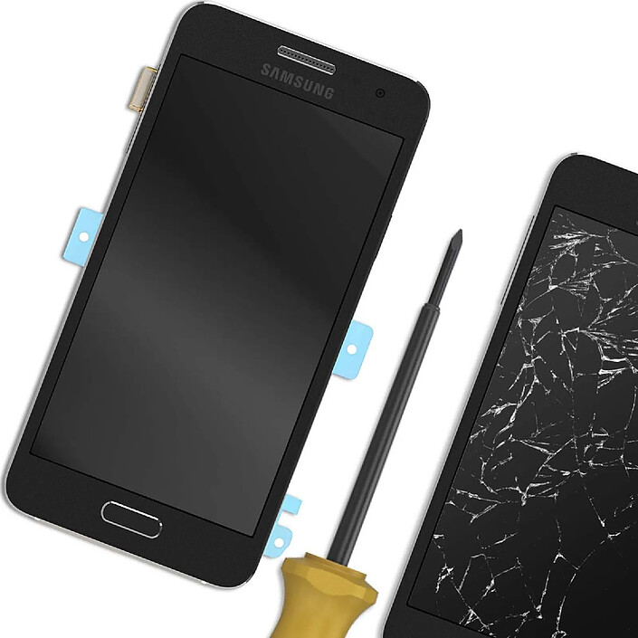 Acheter Clappio Écran OLED avec Tactile Complet pour Galaxy A5 2017 A520F avec Connecteur Nappes Noir