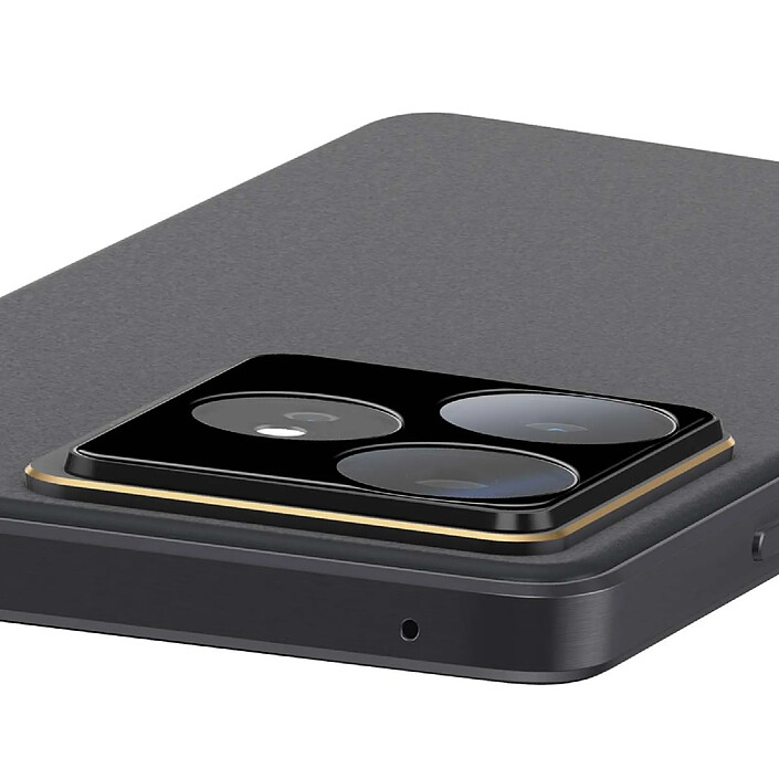 iMak Verre Trempé pour Caméra Realme GT 7 / 7T Ultra Fine Antichoc Noir transparent pas cher