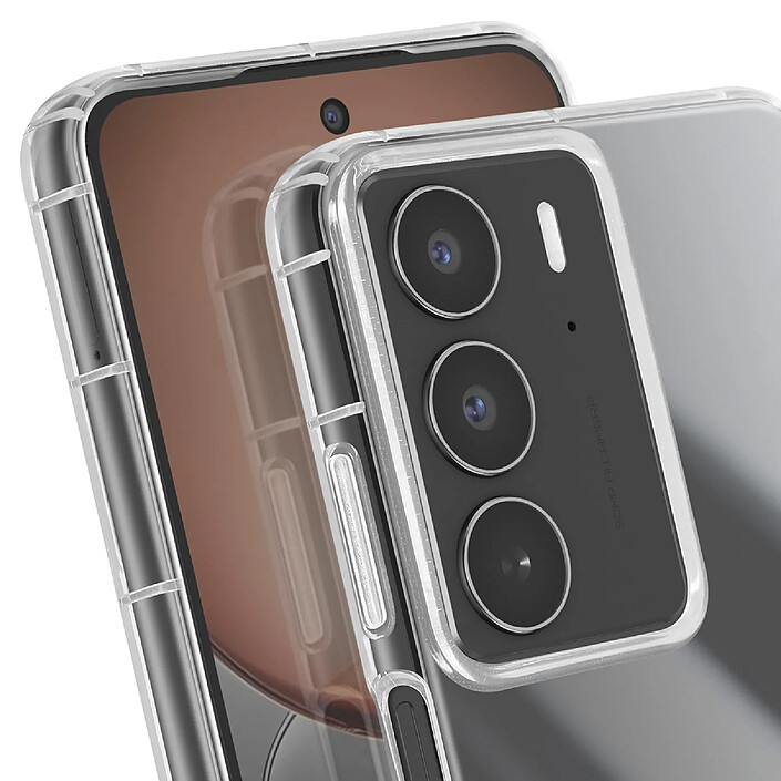 Avis Avizar Coque pour Realme 14x / C75 en Silicone avec Coins Renforcés Antichocs Transparent