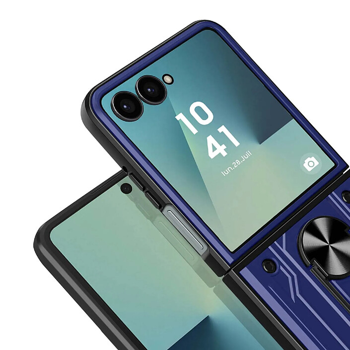 Acheter Avizar Coque pour Samsung Galaxy Z Flip 7 Antichoc avec Support Bague Magnétique
