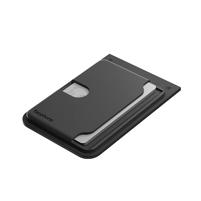 Fairphone Porte-Cartes pour Fairphone 6 Modulaire en Plastique 3 Cartes Noir