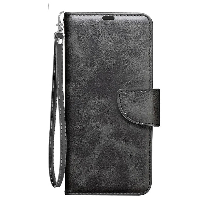 Avizar Étui Portefeuille pour Xiaomi Poco F7 Ultra / F7 Pro avec Dragonne Noir