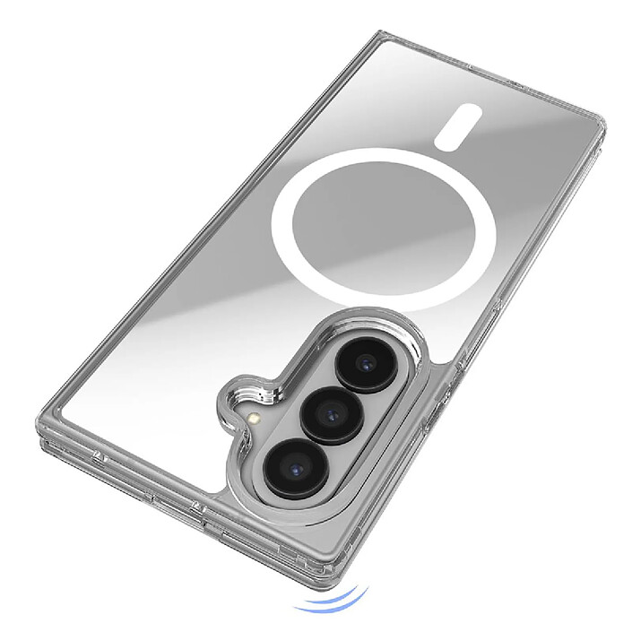 Acheter Avizar Coque MagSafe pour Galaxy Z Fold 7 Antichoc avec Support Magnétique Transparent