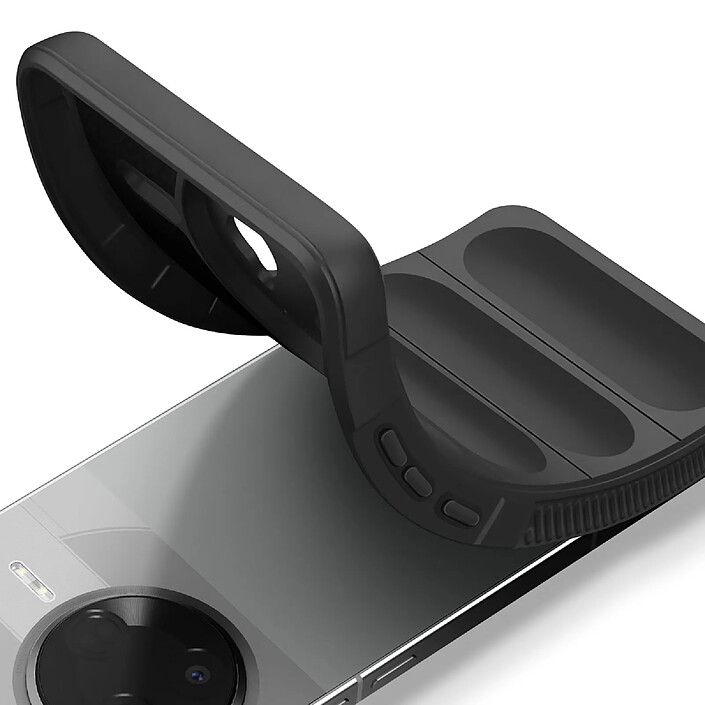 Acheter Avizar Coque pour Xiaomi Poco F7 Pro / F7 Ultra avec Texture Relief en Silicone Noir