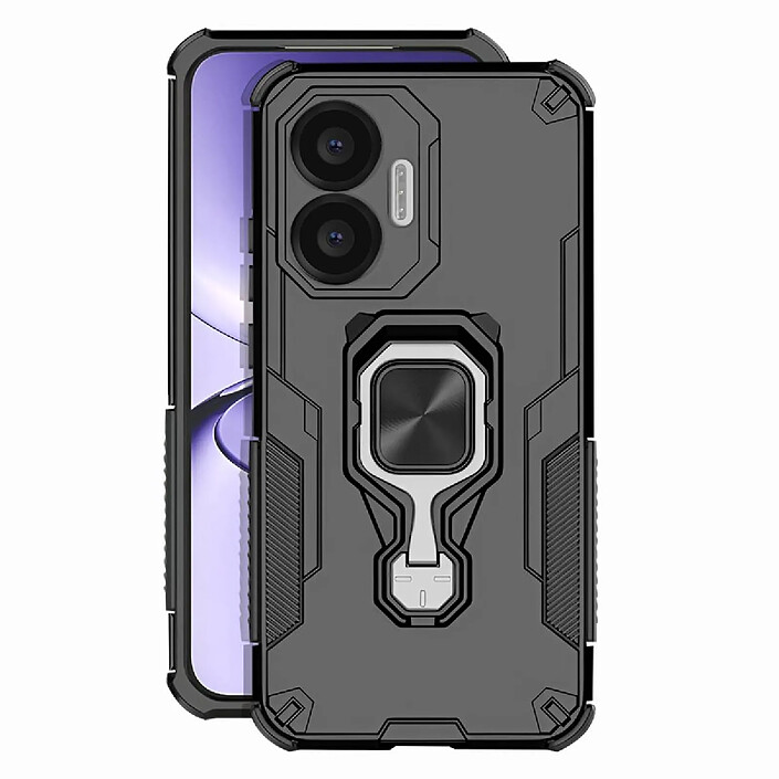 Avis Avizar Coque pour Poco F7 Antichoc avec Anneau Rotatif et Support Intégré Noir