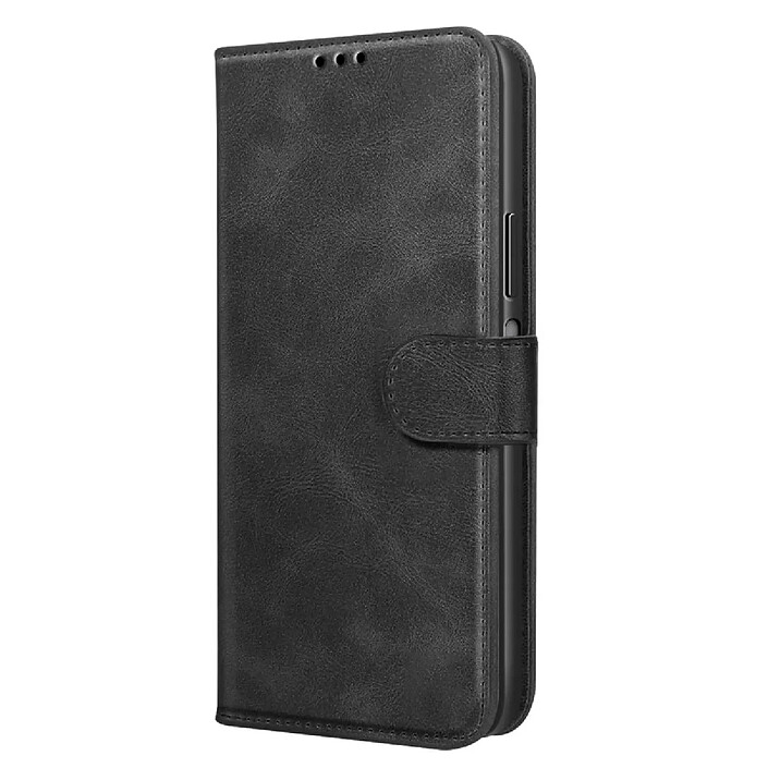 Avizar Étui Portefeuille pour Honor X6b Antichoc avec Support Vidéo Noir