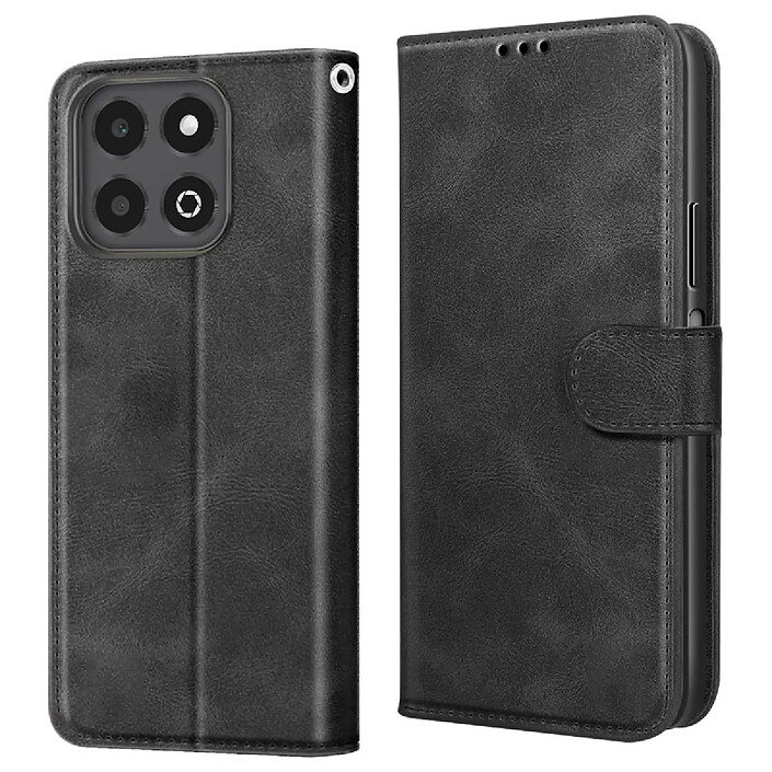 Acheter Avizar Étui Portefeuille pour Honor X6b Antichoc avec Support Vidéo Noir