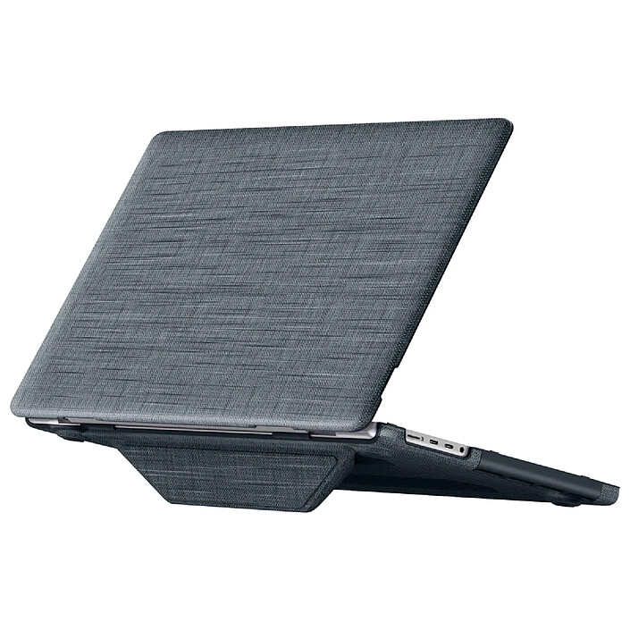 Avizar Étui pour MacBook Pro 16" en Tissu avec Support Magnétique Pliable Gris foncé
