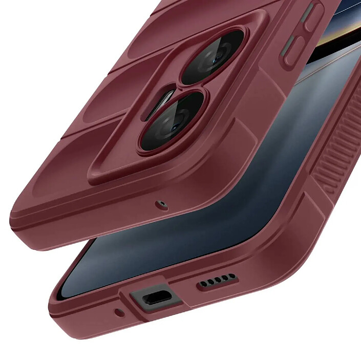 Acheter Avizar Coque de Protection pour Xiaomi Poco F7 Soft Touch Antichocs Bordeaux