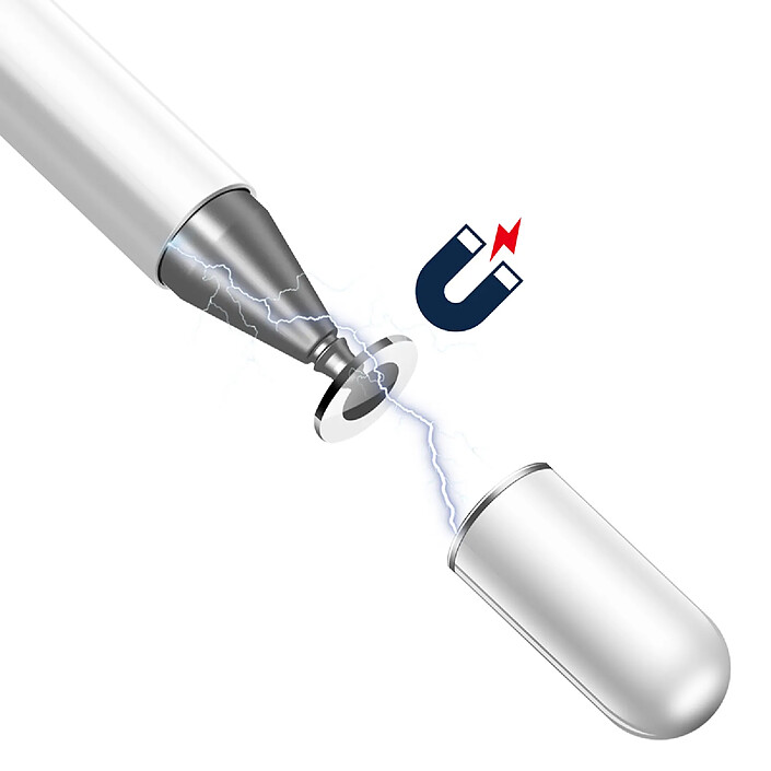 Avis wiwu Stylet Tactile 2 en 1 pour Écran ou Papier avec Stylo Bille Intégré Blanc