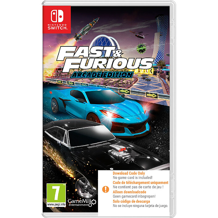 Fast and Furious Arcade Nintendo Switch (Code de téléchargement)