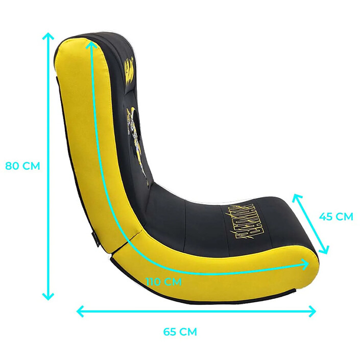 Avis Subsonic - Chaise à bascule Batman, pouf gamer simili cuir