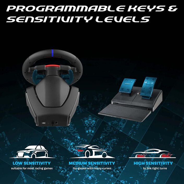 Acheter Subsonic ? Volant Superdrive 270 GT-5 compatible PS5 et PC