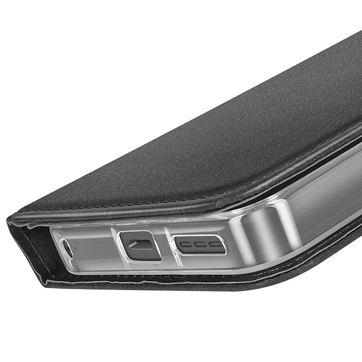 Avizar Étui à Clapet pour Fairphone 6 avec Porte Cartes Intégré Support Vidéo Noir pas cher